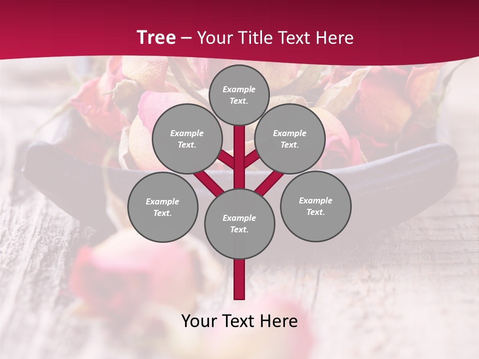 Fragile Red Leaf PowerPoint Template