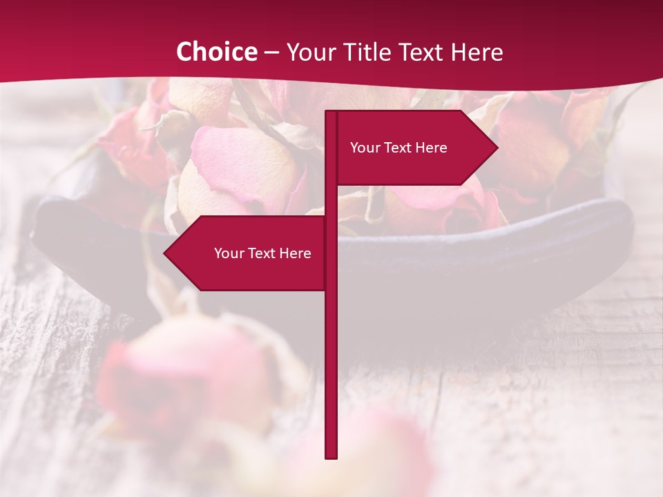 Fragile Red Leaf PowerPoint Template