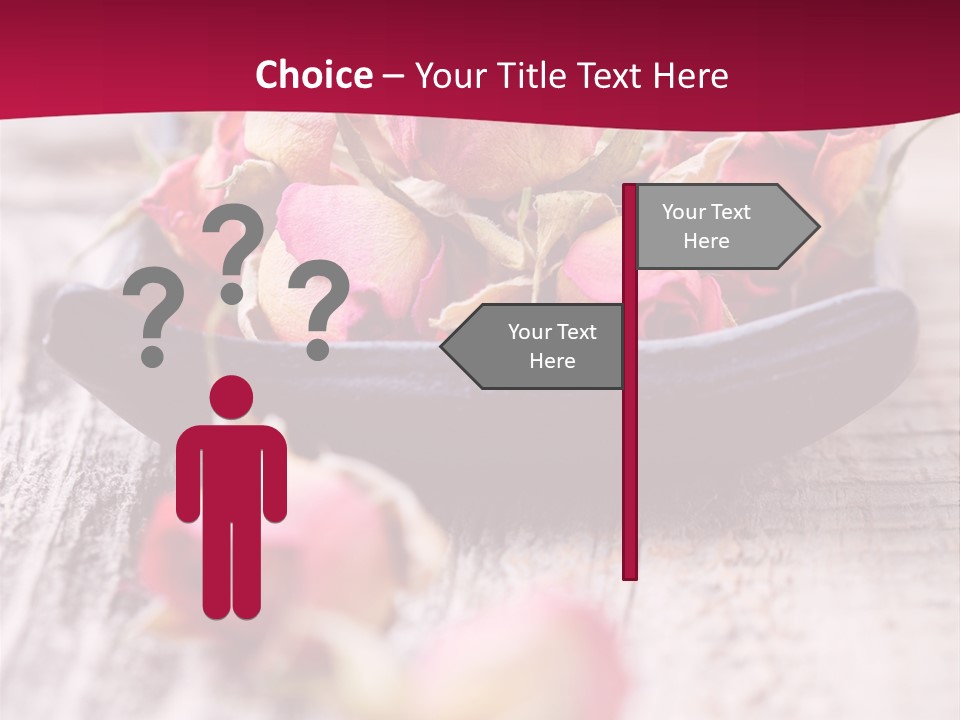 Fragile Red Leaf PowerPoint Template