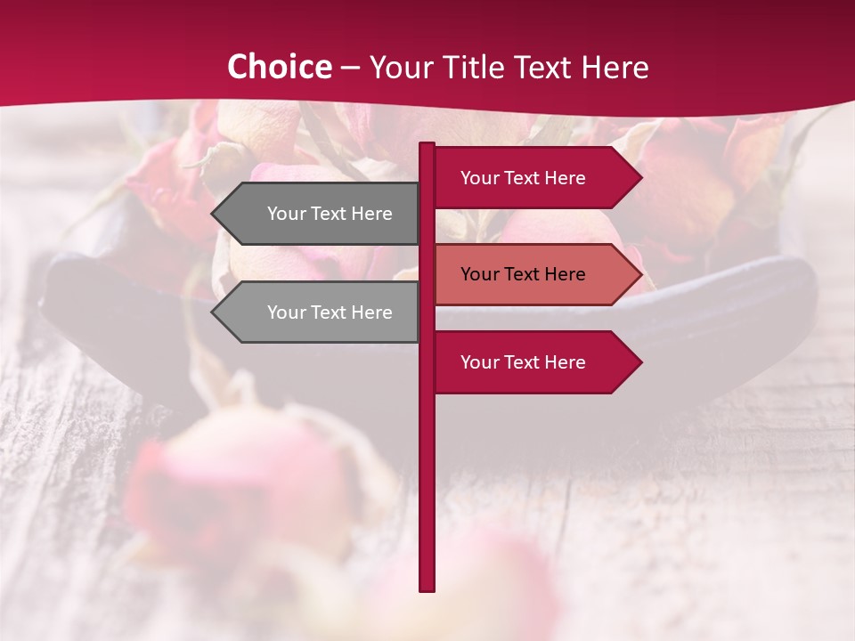 Fragile Red Leaf PowerPoint Template