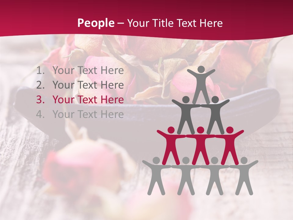 Fragile Red Leaf PowerPoint Template