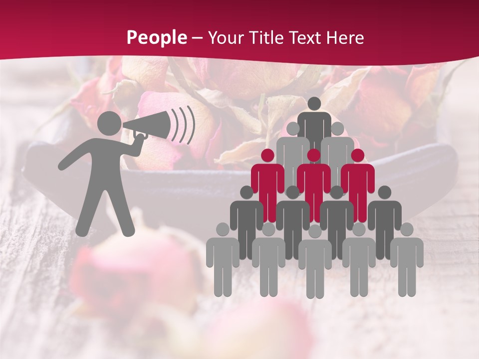 Fragile Red Leaf PowerPoint Template