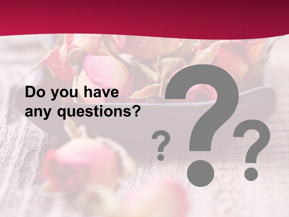 Fragile Red Leaf PowerPoint Template