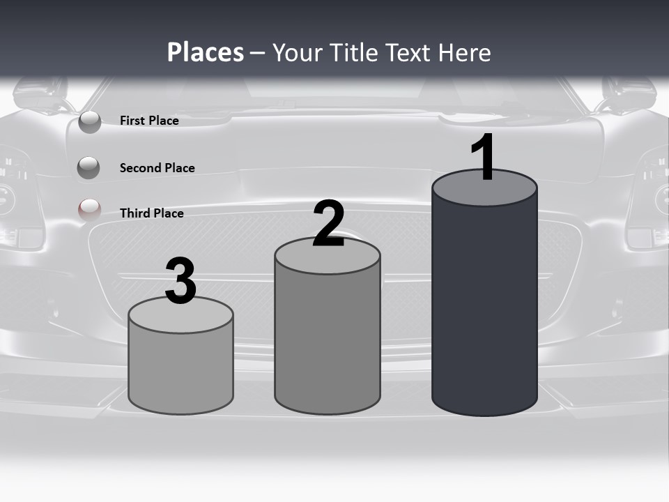 Reflection Front Shiny PowerPoint Template