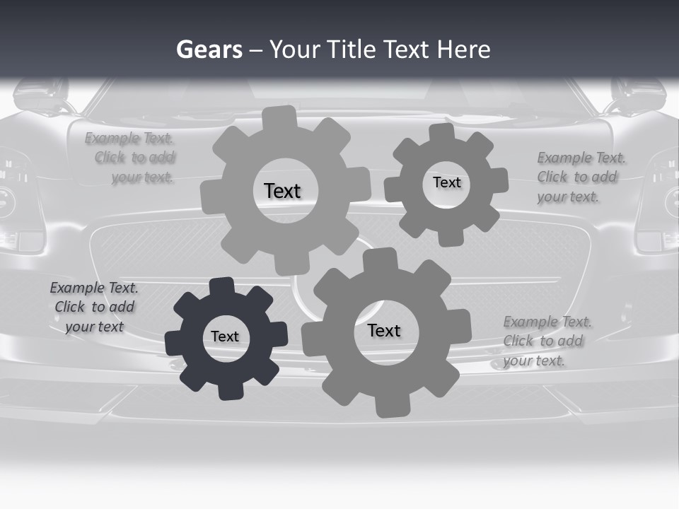 Reflection Front Shiny PowerPoint Template