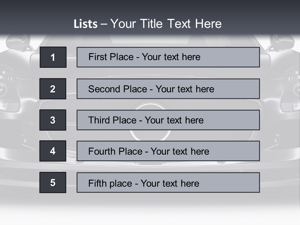 Reflection Front Shiny PowerPoint Template