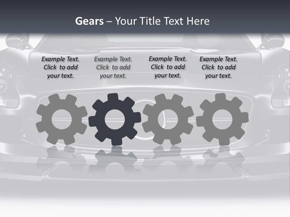 Reflection Front Shiny PowerPoint Template