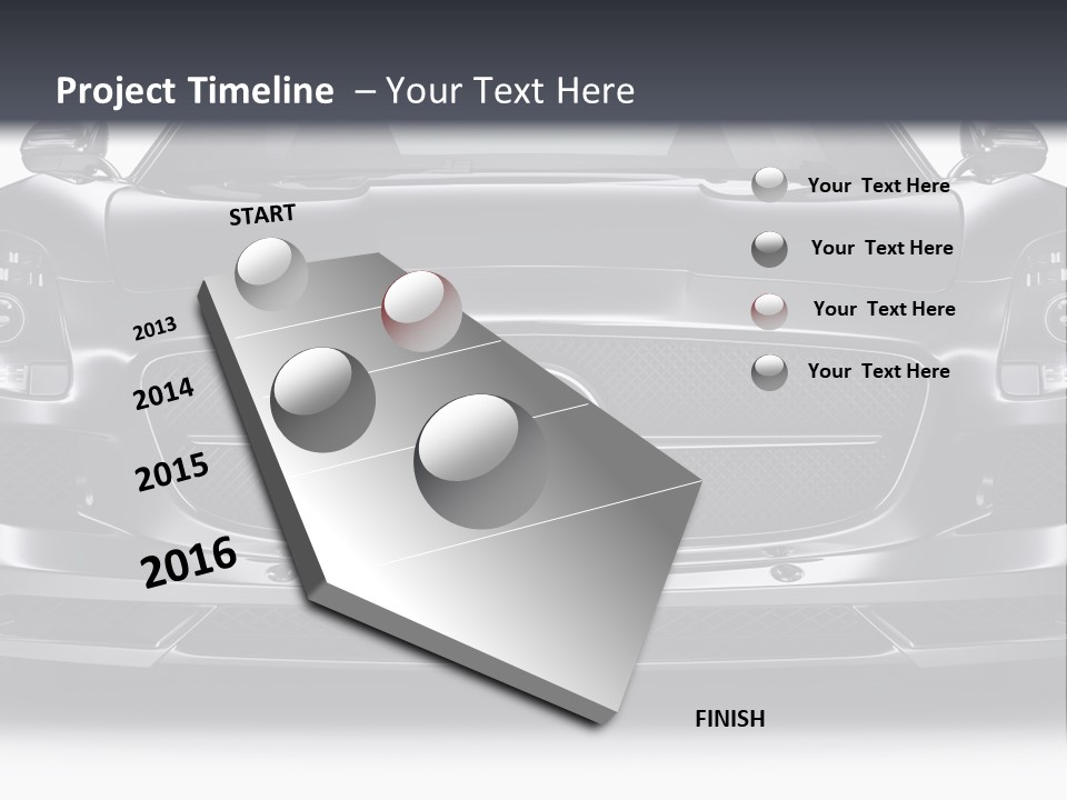 Reflection Front Shiny PowerPoint Template
