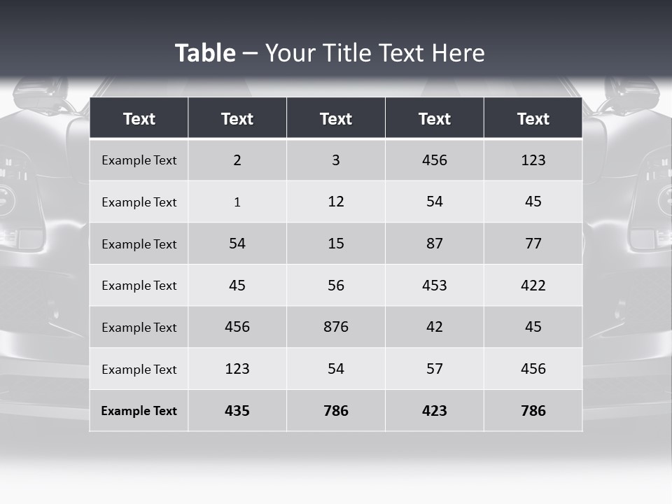 Reflection Front Shiny PowerPoint Template