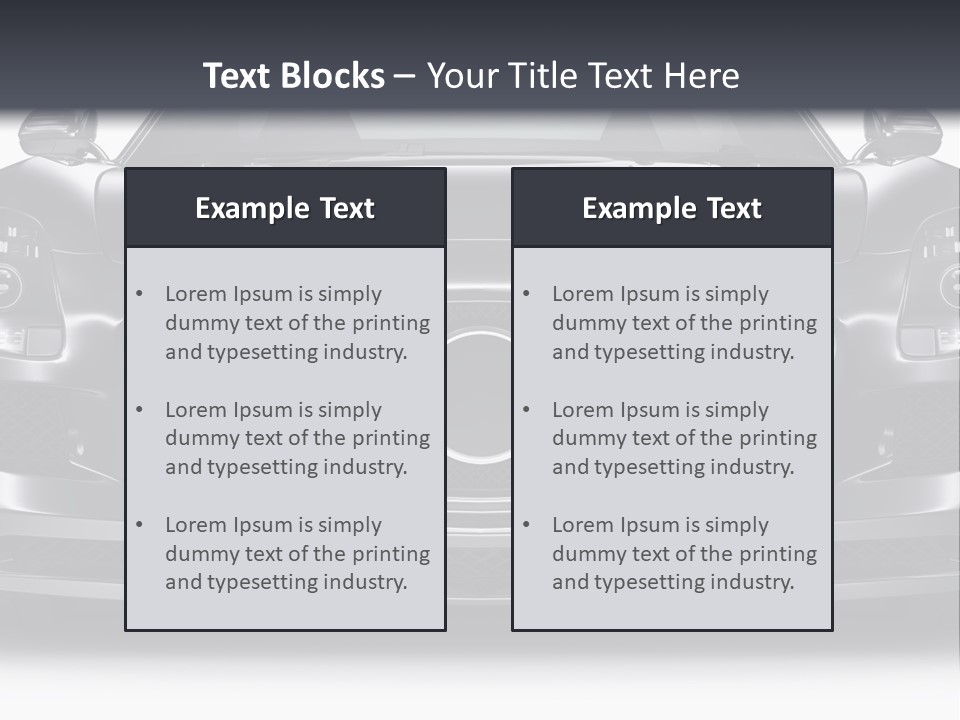 Reflection Front Shiny PowerPoint Template