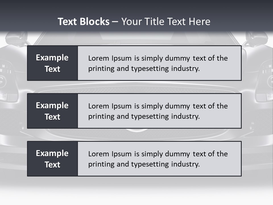 Reflection Front Shiny PowerPoint Template