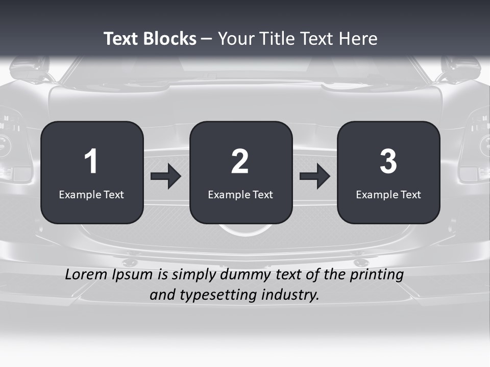 Reflection Front Shiny PowerPoint Template