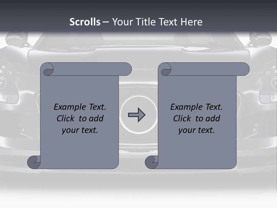 Reflection Front Shiny PowerPoint Template