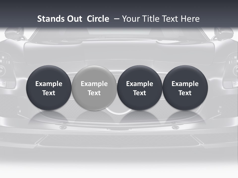 Reflection Front Shiny PowerPoint Template