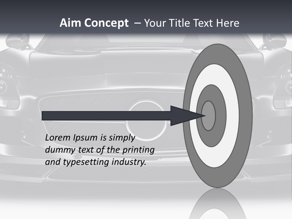 Reflection Front Shiny PowerPoint Template