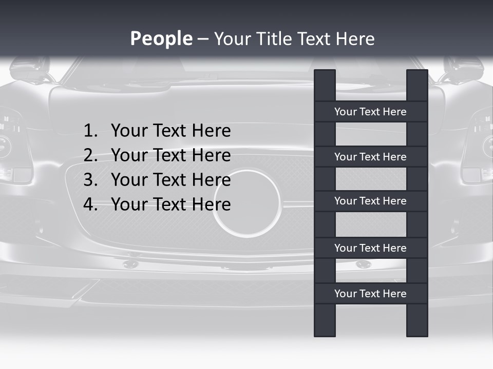 Reflection Front Shiny PowerPoint Template