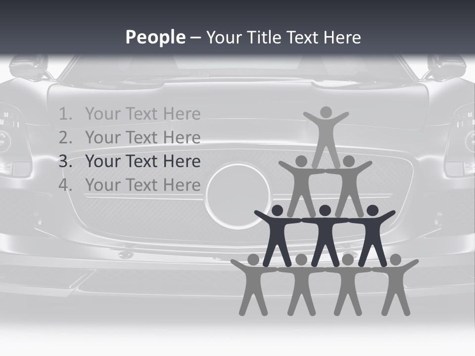 Reflection Front Shiny PowerPoint Template