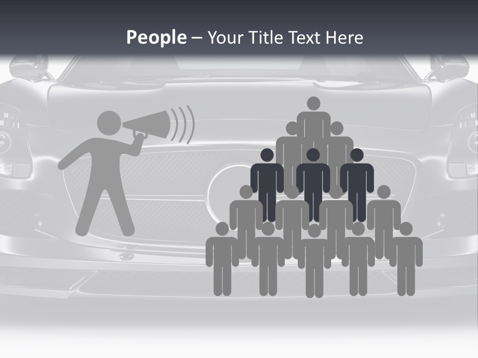 Reflection Front Shiny PowerPoint Template