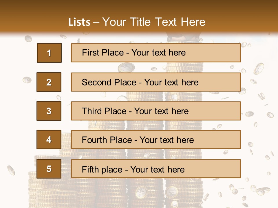 Success Joy Background PowerPoint Template
