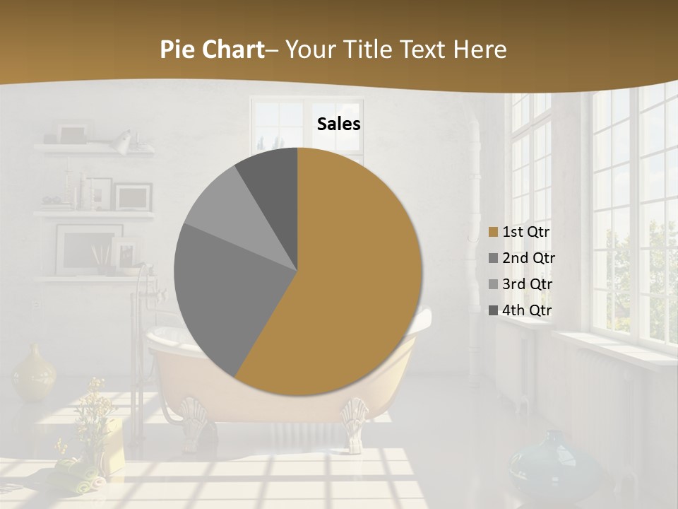 Penthouse Bathroom House PowerPoint Template
