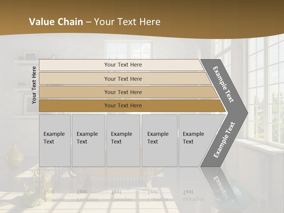 Penthouse Bathroom House PowerPoint Template