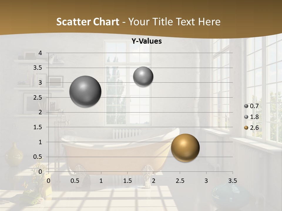 Penthouse Bathroom House PowerPoint Template