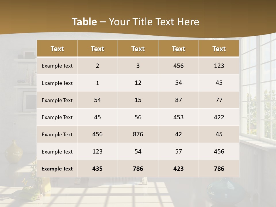 Penthouse Bathroom House PowerPoint Template