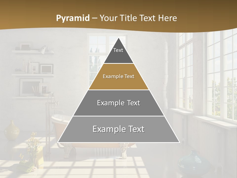 Penthouse Bathroom House PowerPoint Template