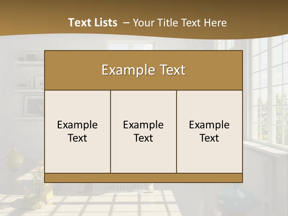 Penthouse Bathroom House PowerPoint Template