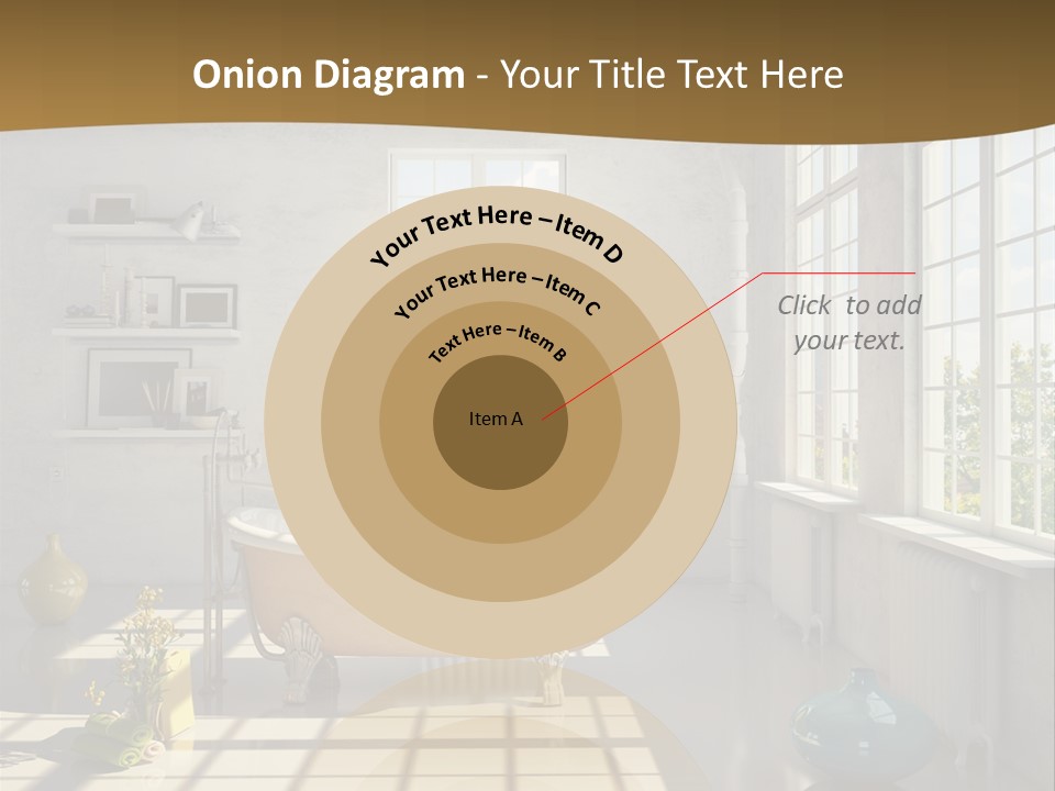 Penthouse Bathroom House PowerPoint Template