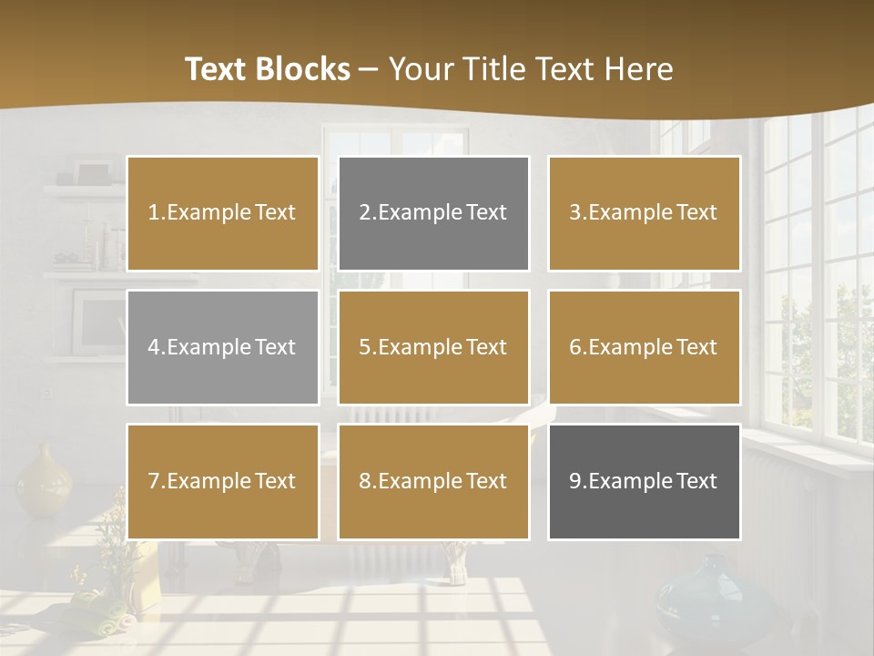 Penthouse Bathroom House PowerPoint Template