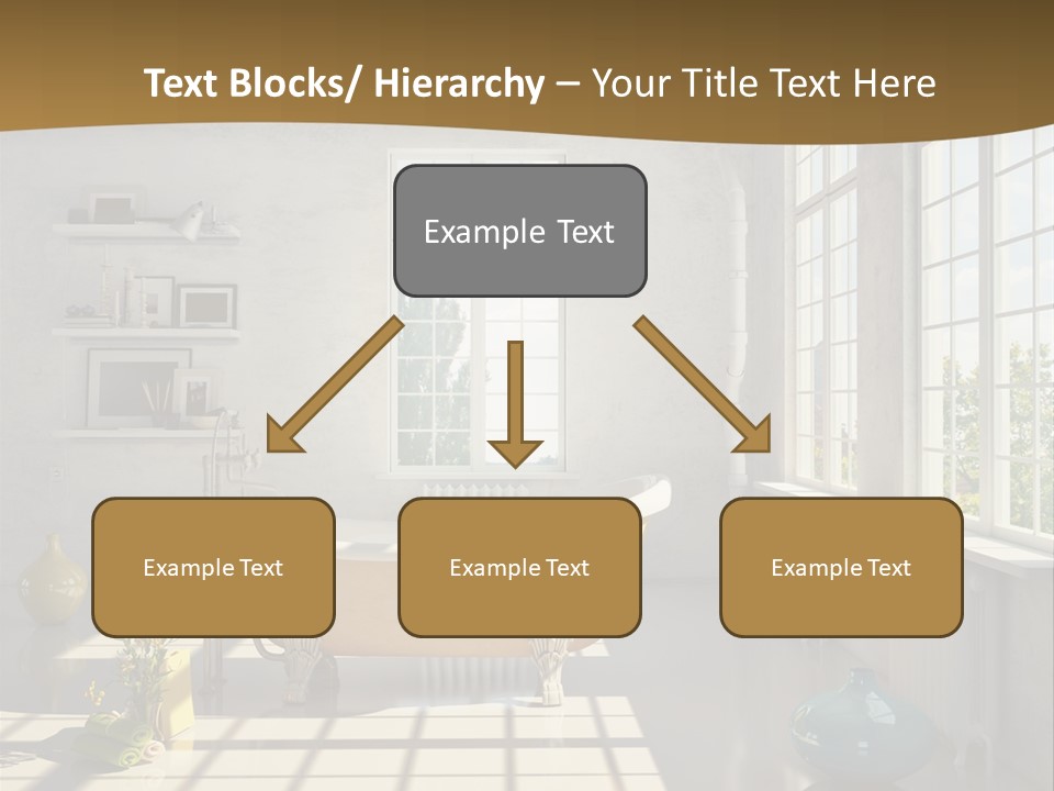 Penthouse Bathroom House PowerPoint Template
