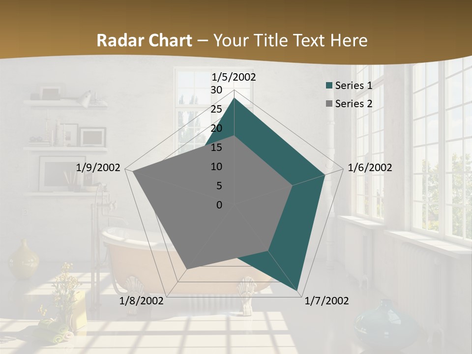Penthouse Bathroom House PowerPoint Template