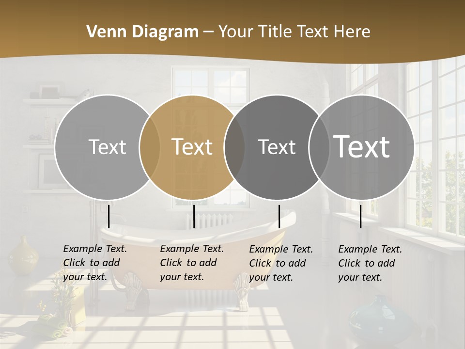 Penthouse Bathroom House PowerPoint Template