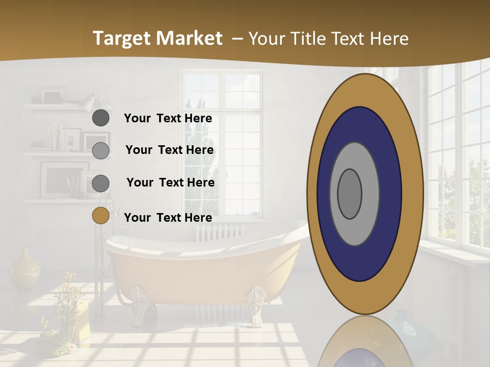 Penthouse Bathroom House PowerPoint Template