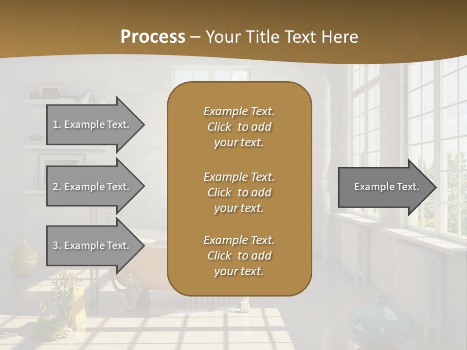 Penthouse Bathroom House PowerPoint Template
