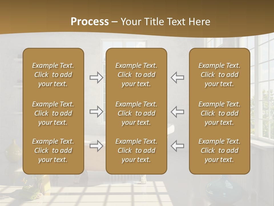 Penthouse Bathroom House PowerPoint Template