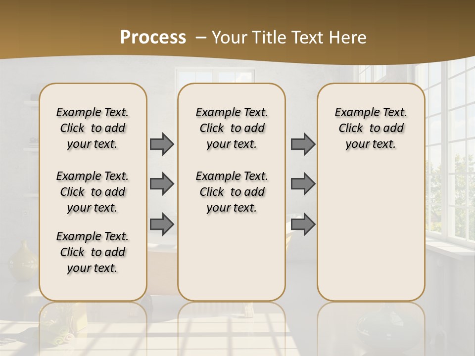 Penthouse Bathroom House PowerPoint Template