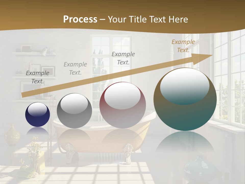 Penthouse Bathroom House PowerPoint Template