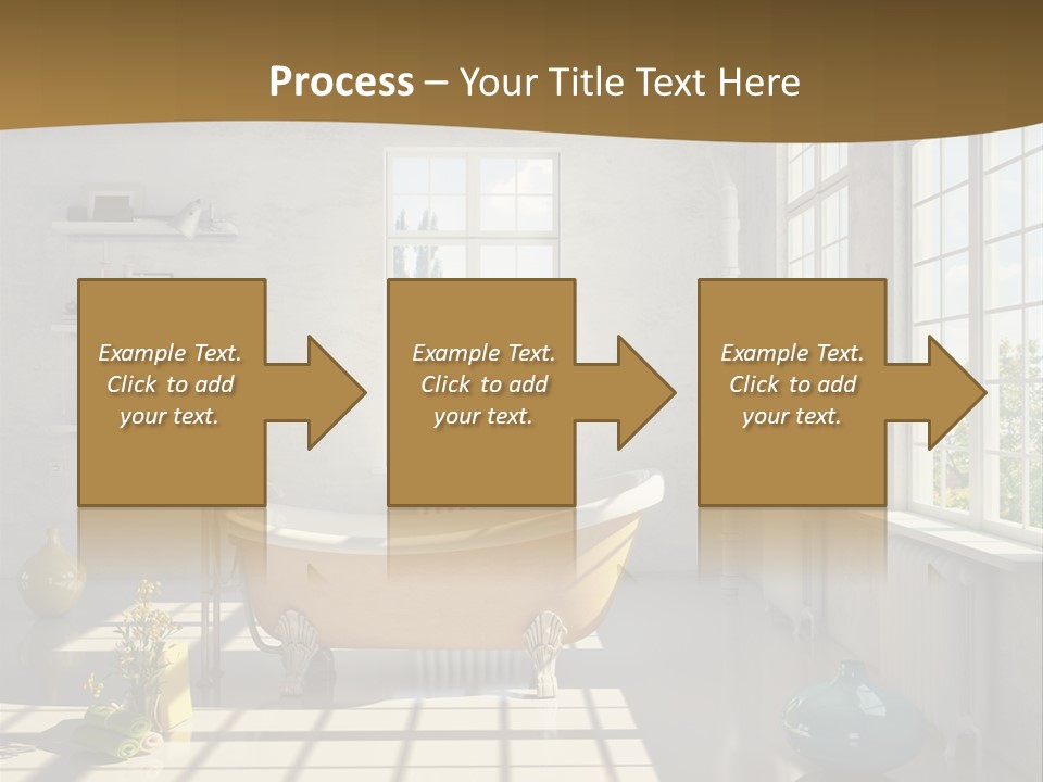 Penthouse Bathroom House PowerPoint Template