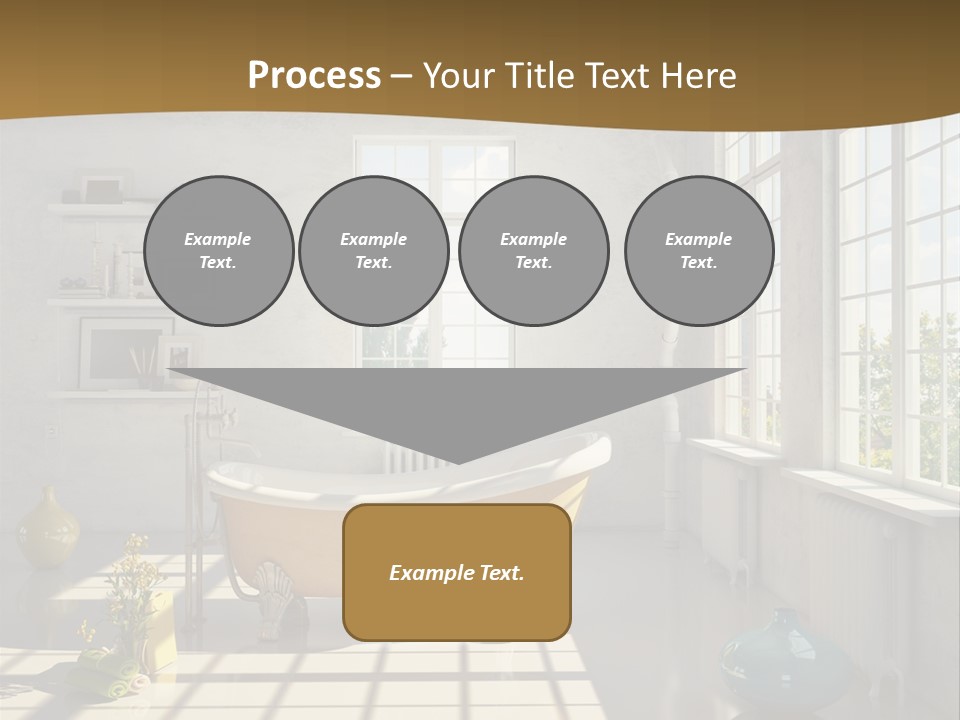 Penthouse Bathroom House PowerPoint Template
