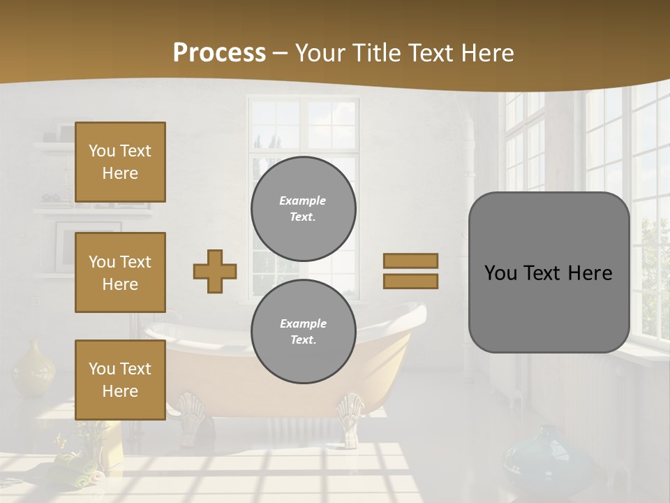 Penthouse Bathroom House PowerPoint Template