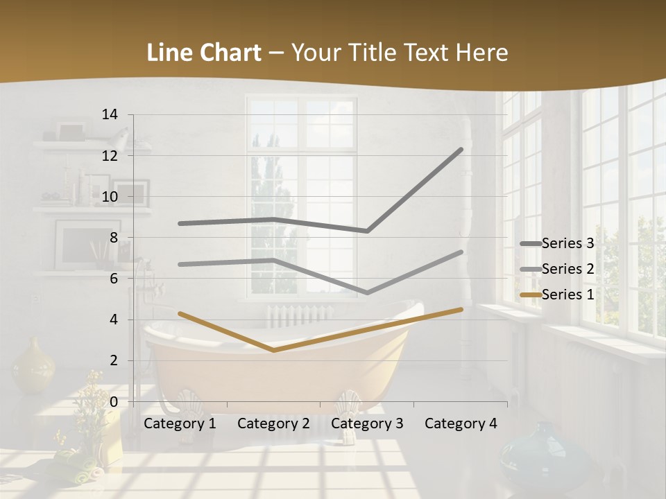 Penthouse Bathroom House PowerPoint Template