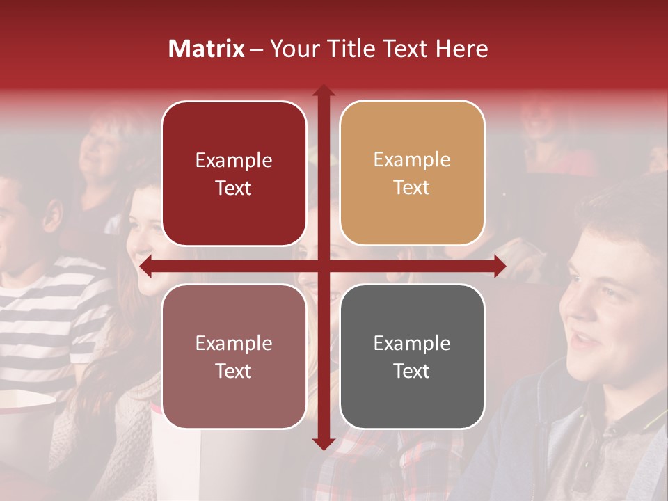 Teenager Friend Laughter PowerPoint Template