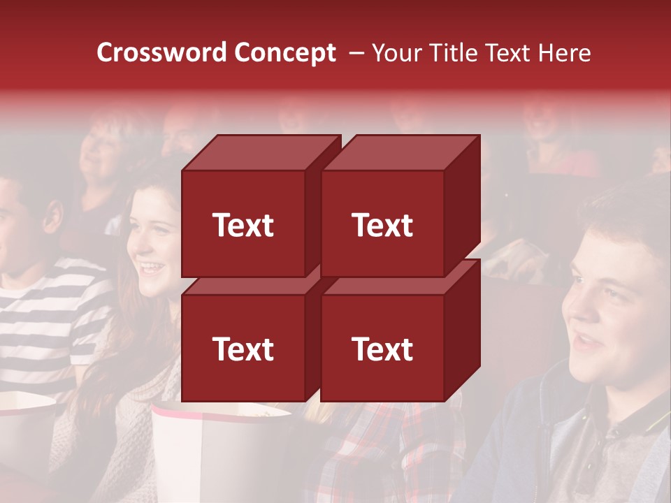 Teenager Friend Laughter PowerPoint Template