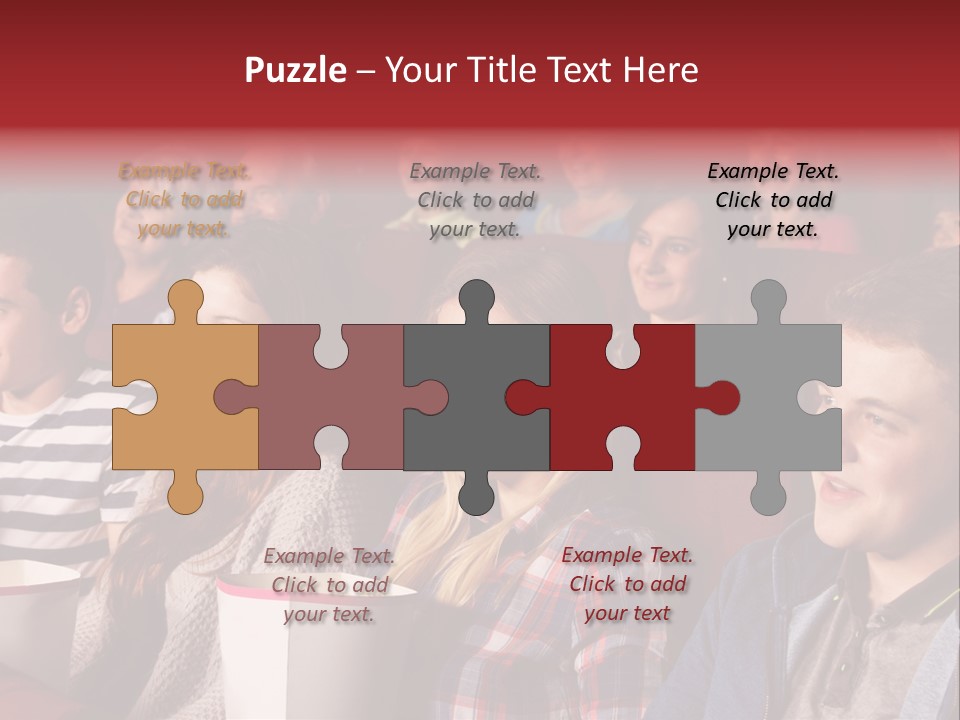 Teenager Friend Laughter PowerPoint Template