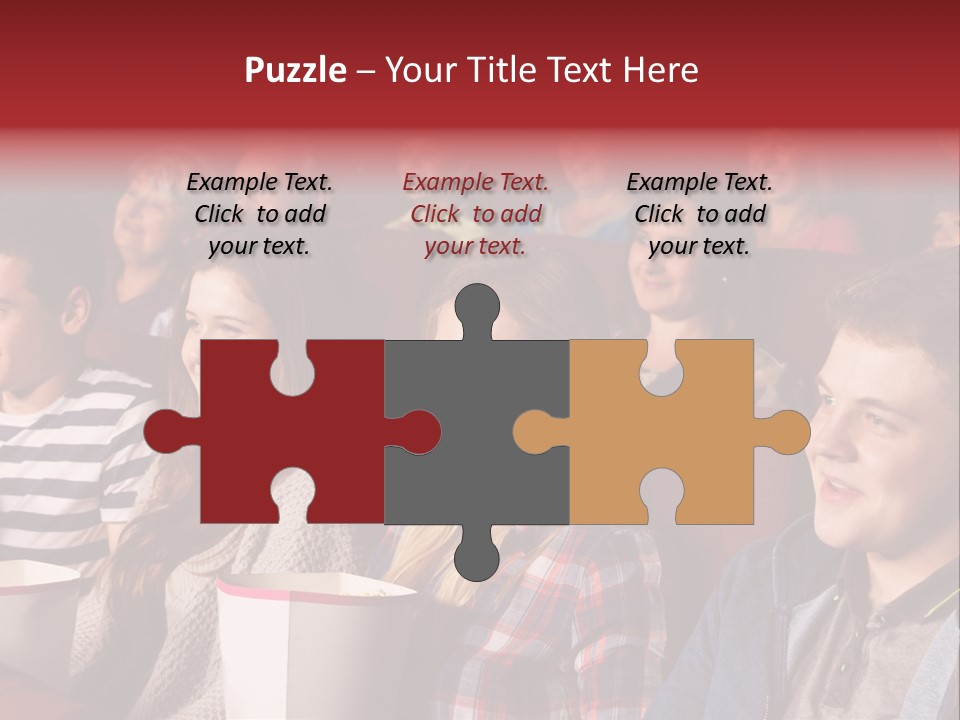 Teenager Friend Laughter PowerPoint Template