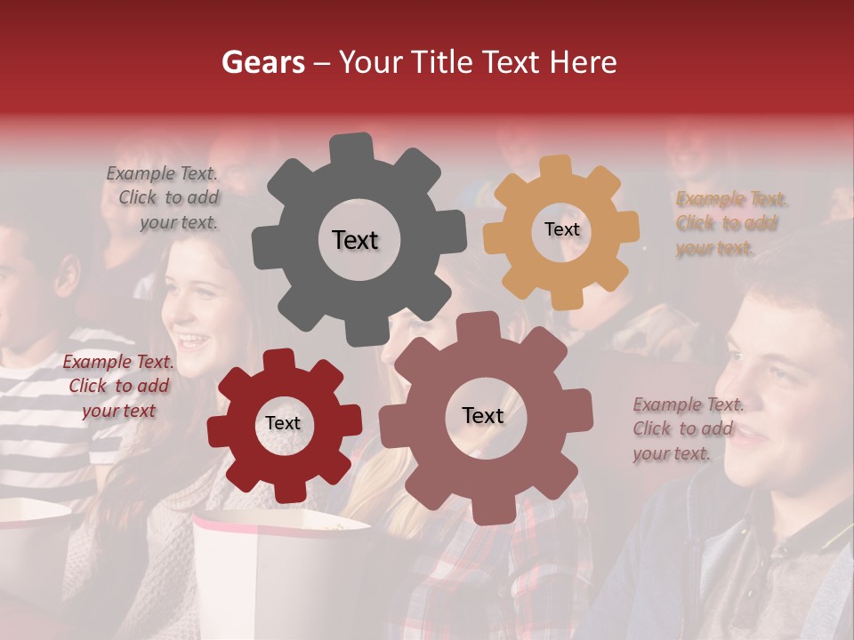 Teenager Friend Laughter PowerPoint Template