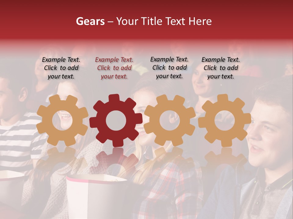 Teenager Friend Laughter PowerPoint Template