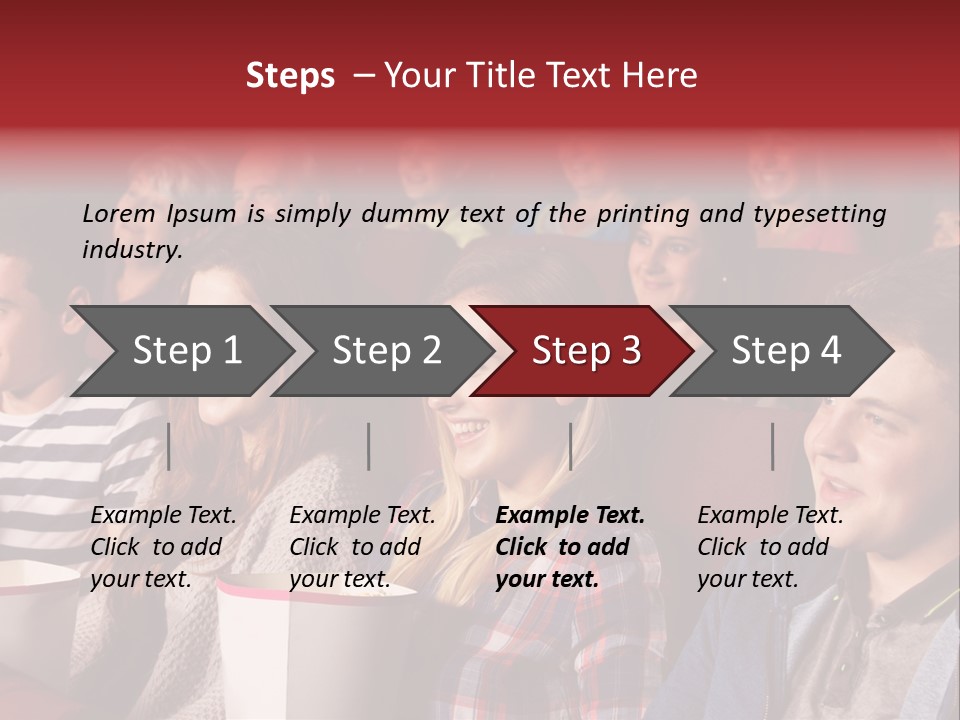 Teenager Friend Laughter PowerPoint Template